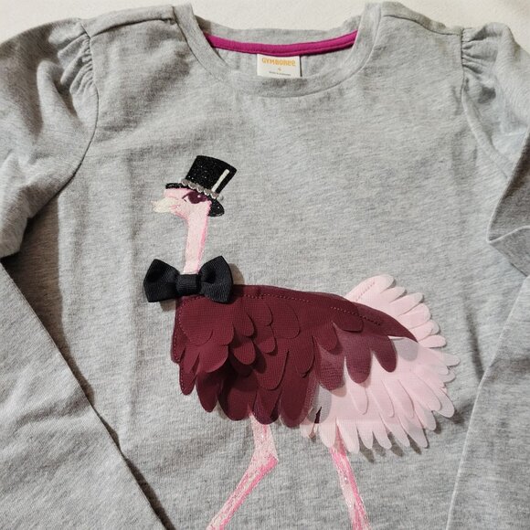 Gymboree Starry Night NWT size 4 Fancy Ostrich Shirt Long sleeves. - Picture 2 of 2